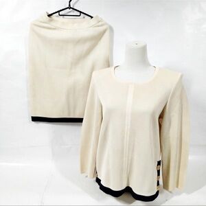 Cream Sweater Set